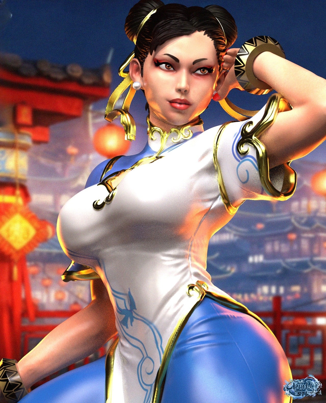 3502 Chun-Li - Street Fighter - STL 3D Print Files