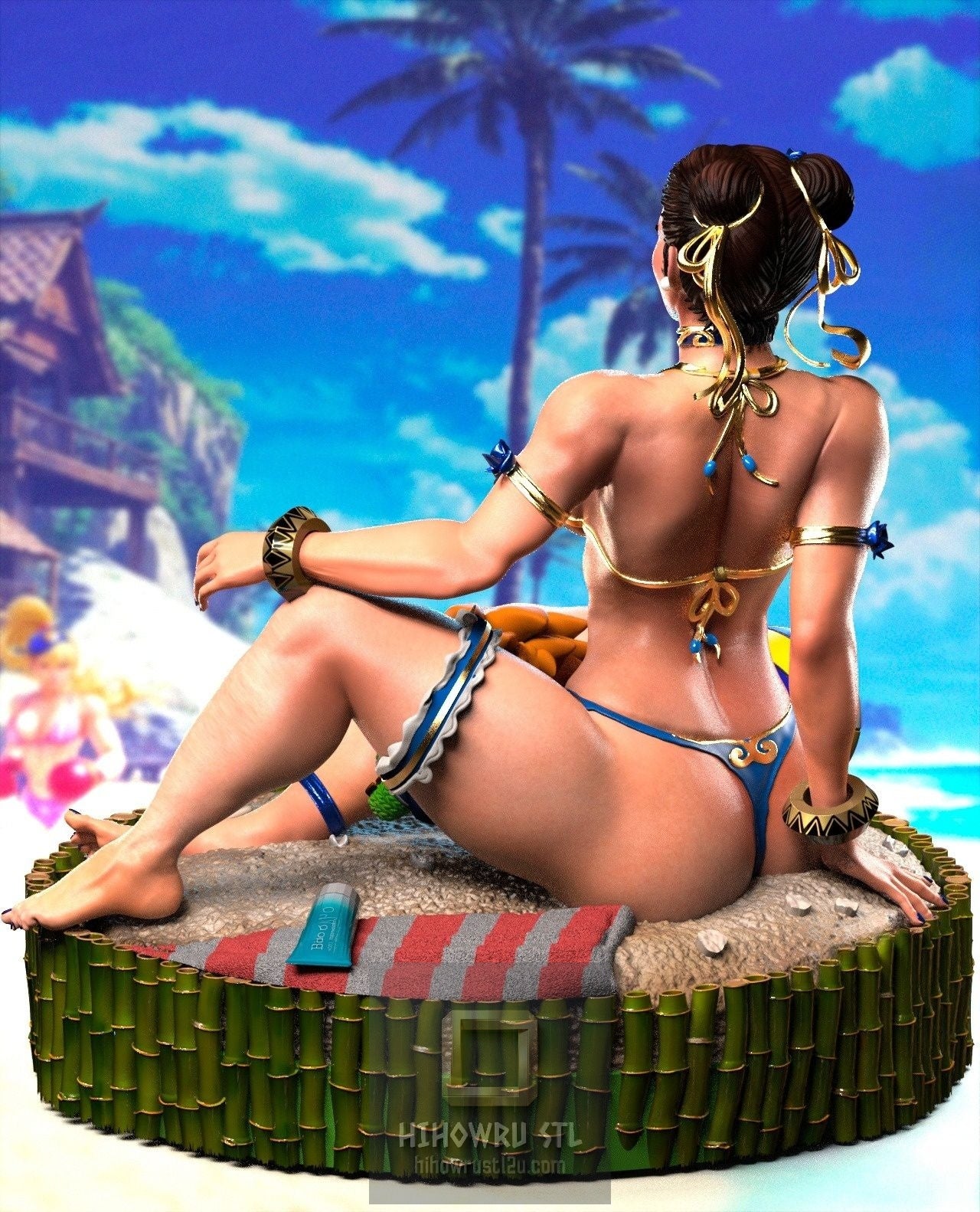 4948 Chun-Li - Street Fighter - STL 3D Print Files