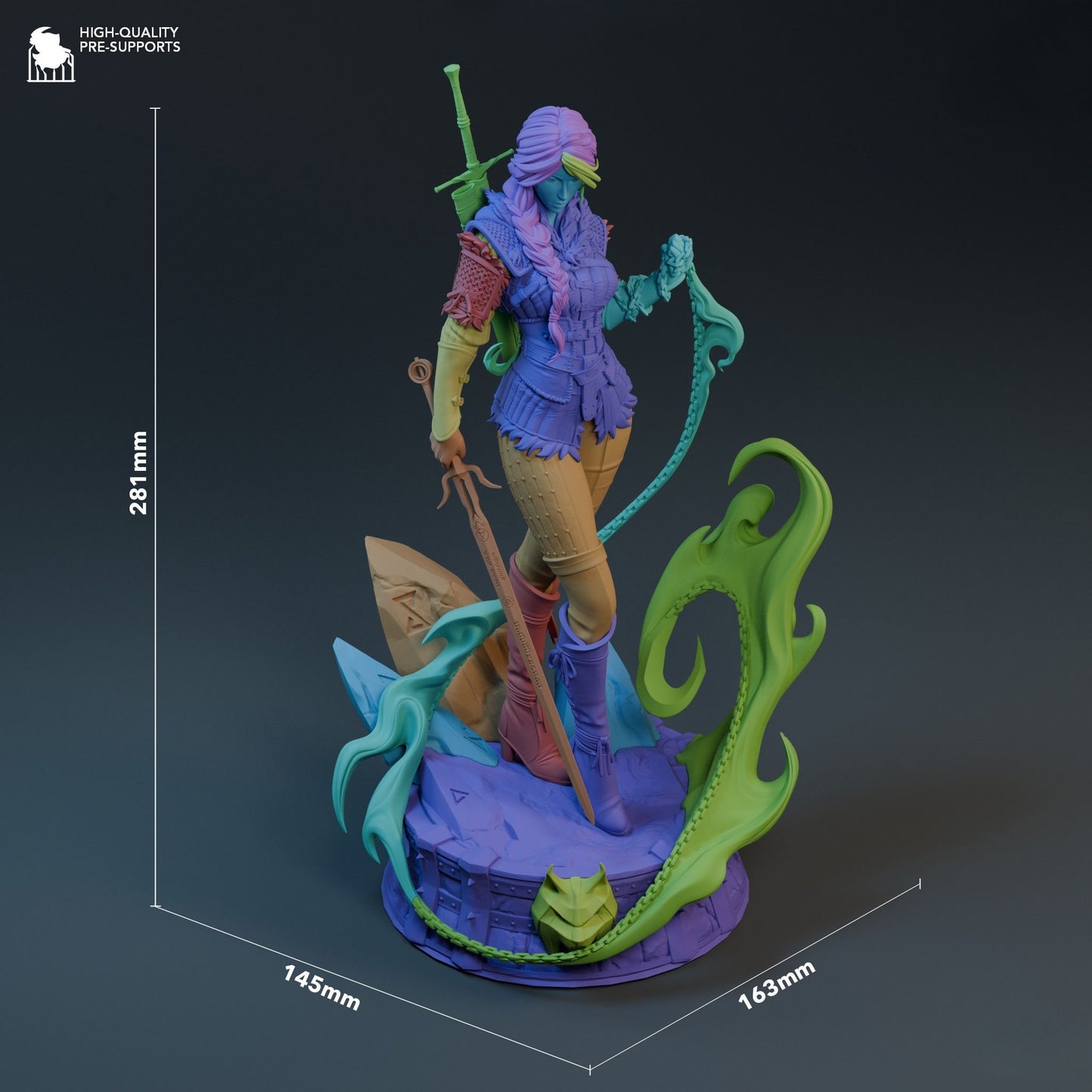 4258 CIRI - The Witcher IV - STL 3D Print Files