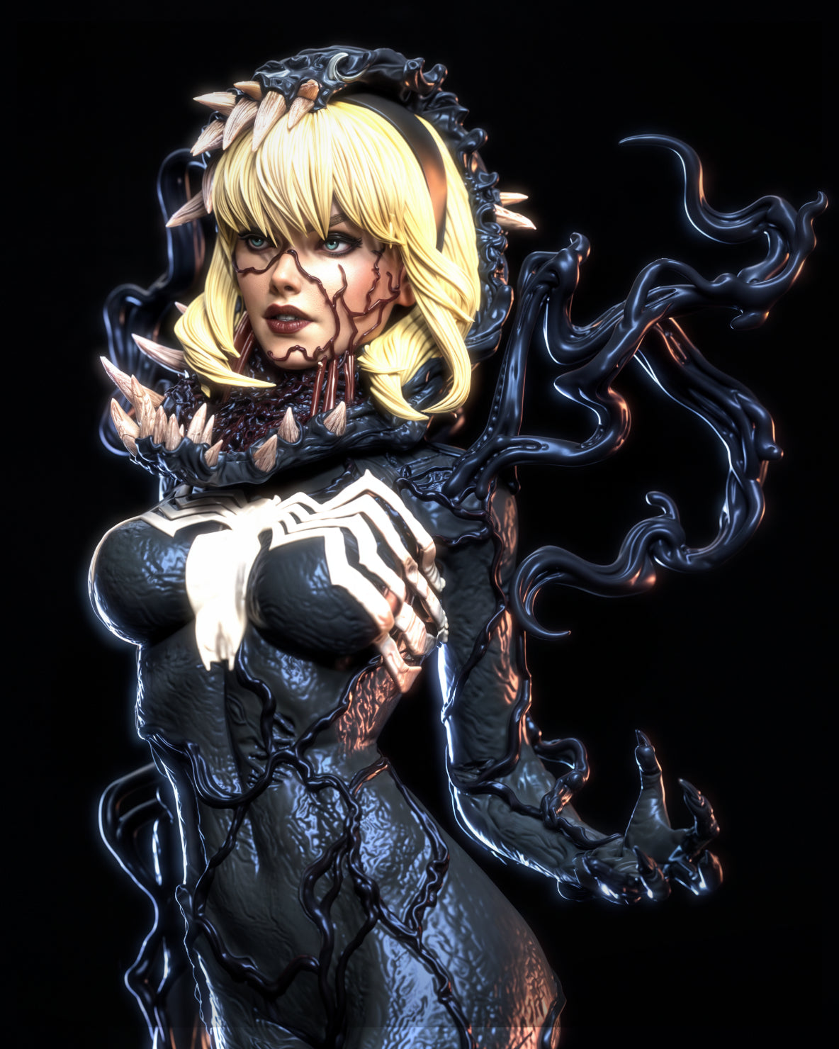 3591 Gwenom - Spiderman - STL 3D Print Files
