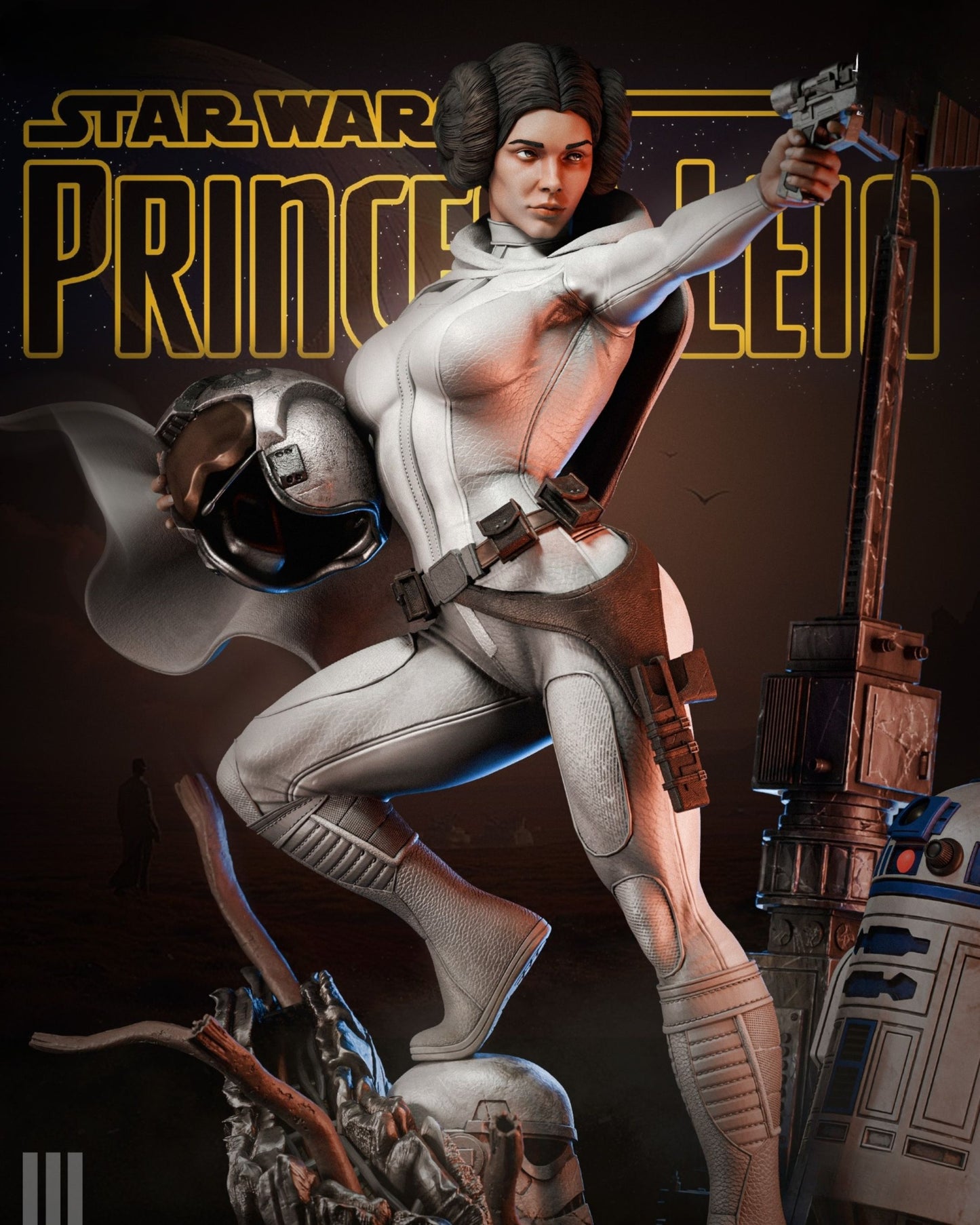 4173 Princess Leia - Star Wars - STL 3D Print Files