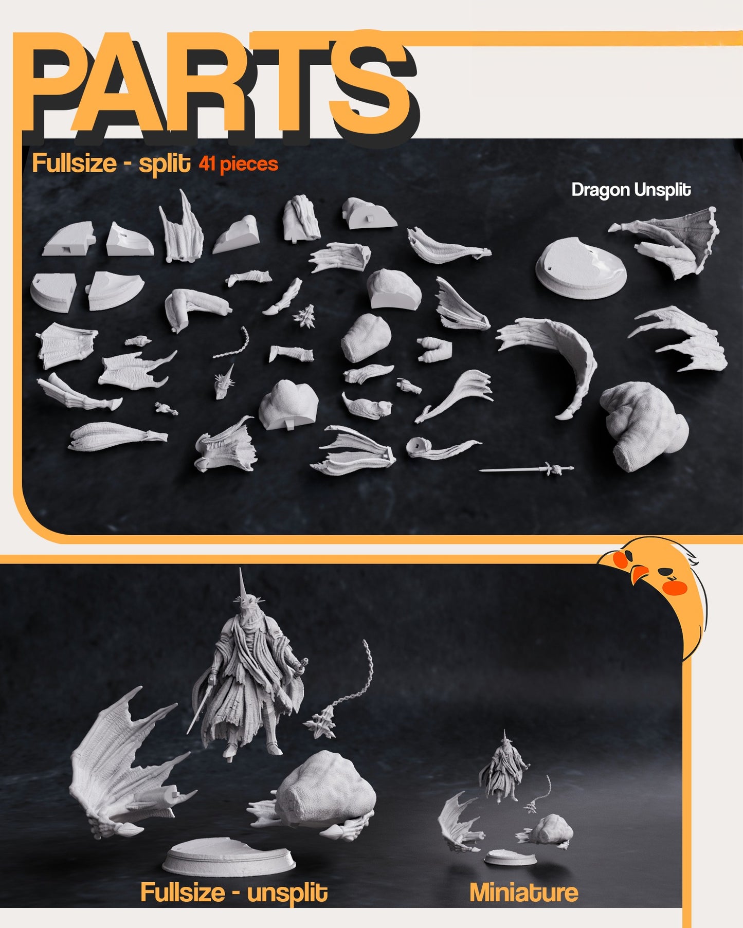 1666 The Witch King of Angmar - Lord Of The Rings - STL 3D Print Files