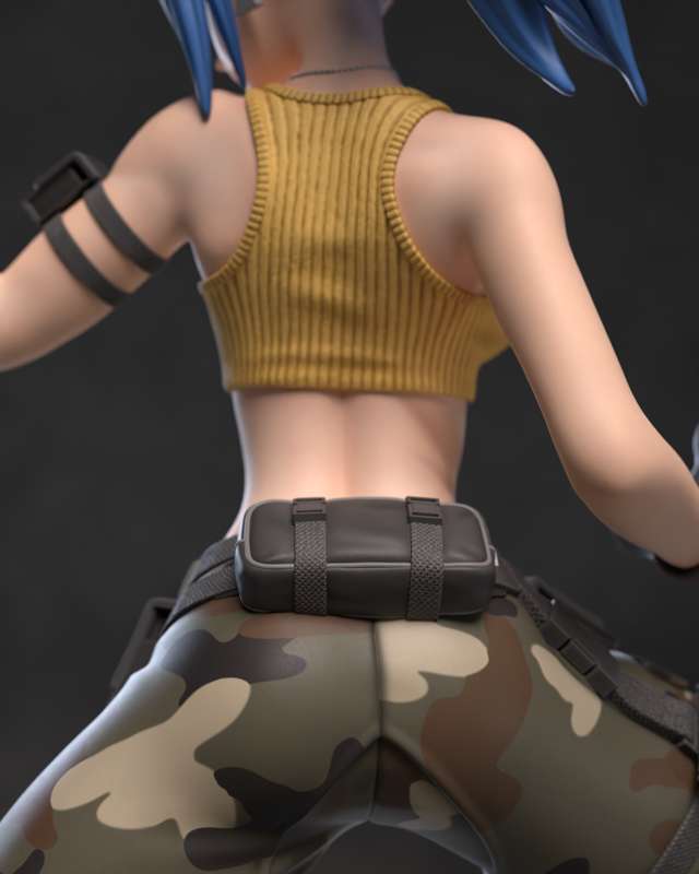 3627 Leona Heidern NSFW - The King of Fighters - STL 3D Print Files