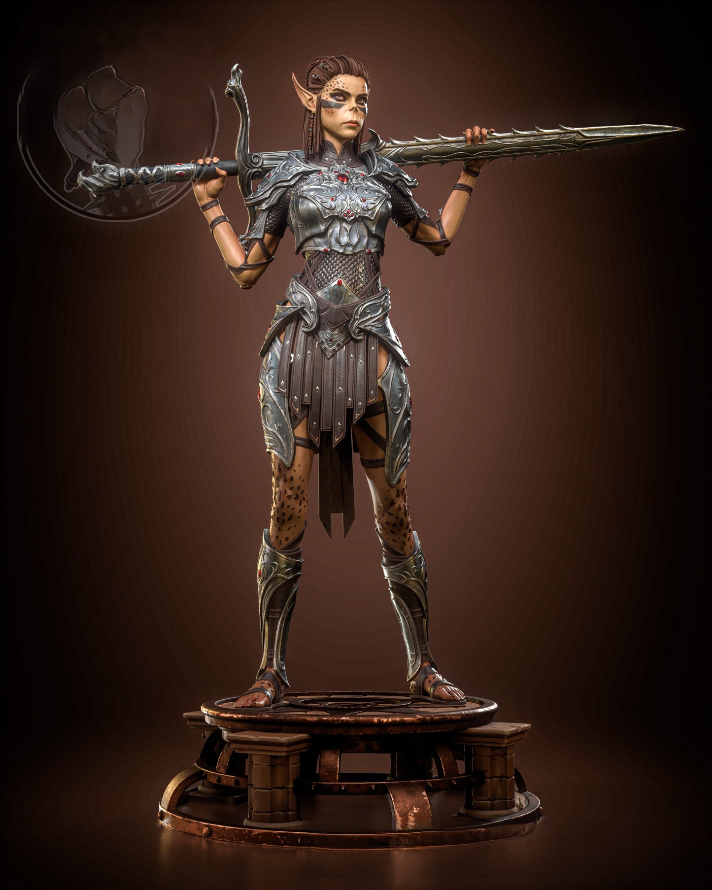 1788 Lae'zel - Baldurs Gate 3 - STL 3D Print Files