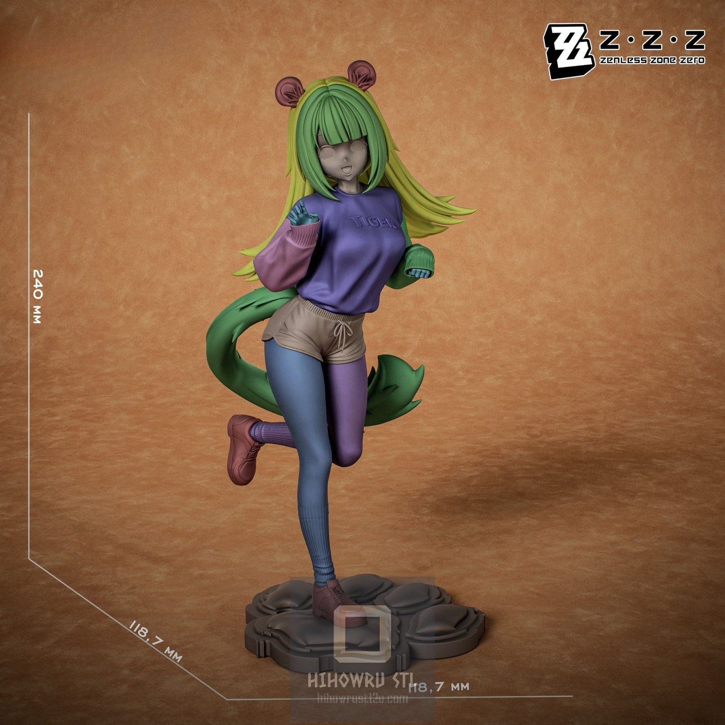 4473 Ju Fufu - Zenless Zone Zero - STL 3D Print Files