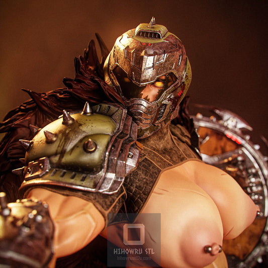 4455 Doom Girl NSFW - The Dark Ages - STL 3D Print Files