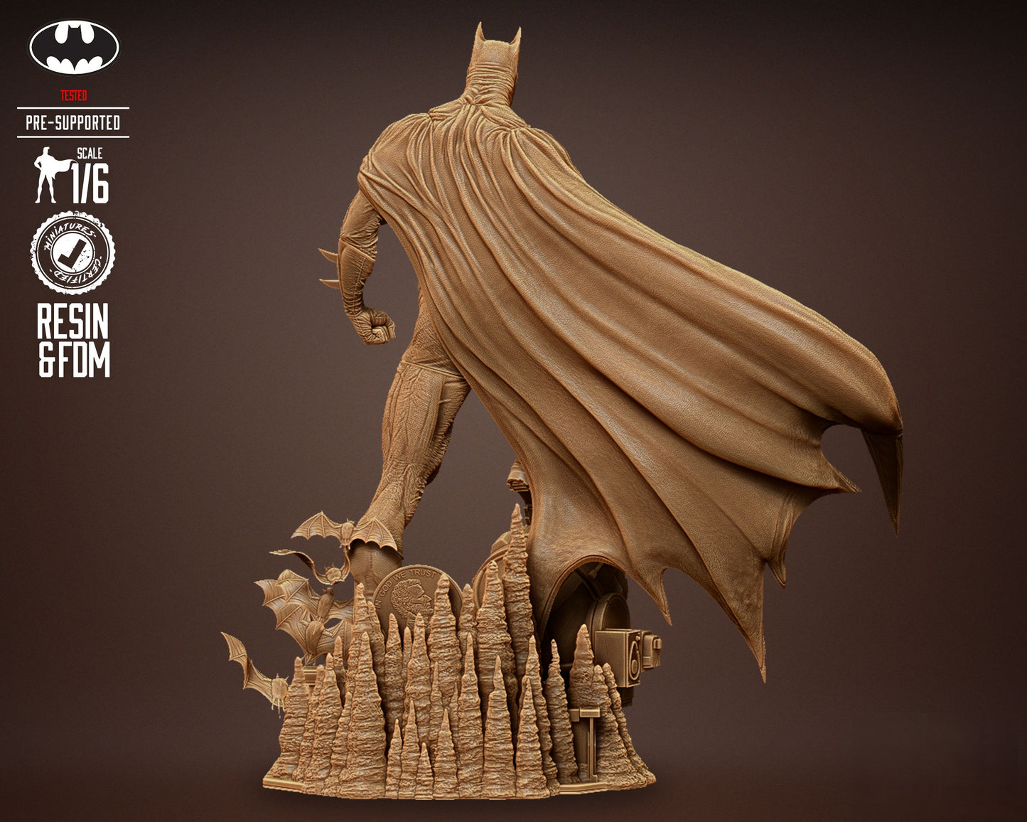 1822 Batman - DC Comics - STL 3D Print Files