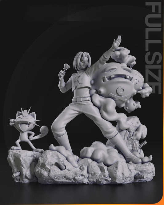 1965 James - Pokemon - STL 3D Print Files