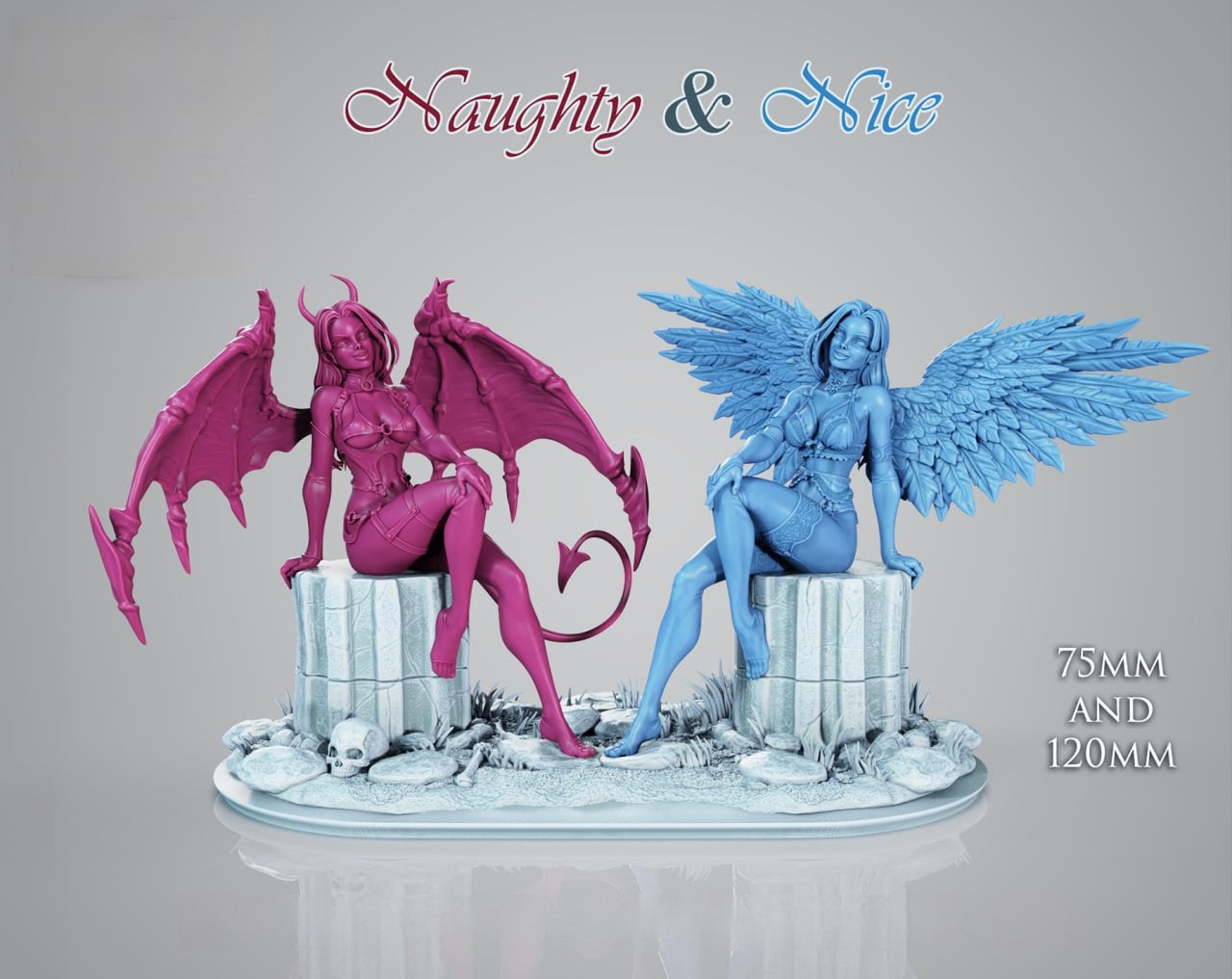 2444 Naughty and Nice NSFW - STL 3D Print Files