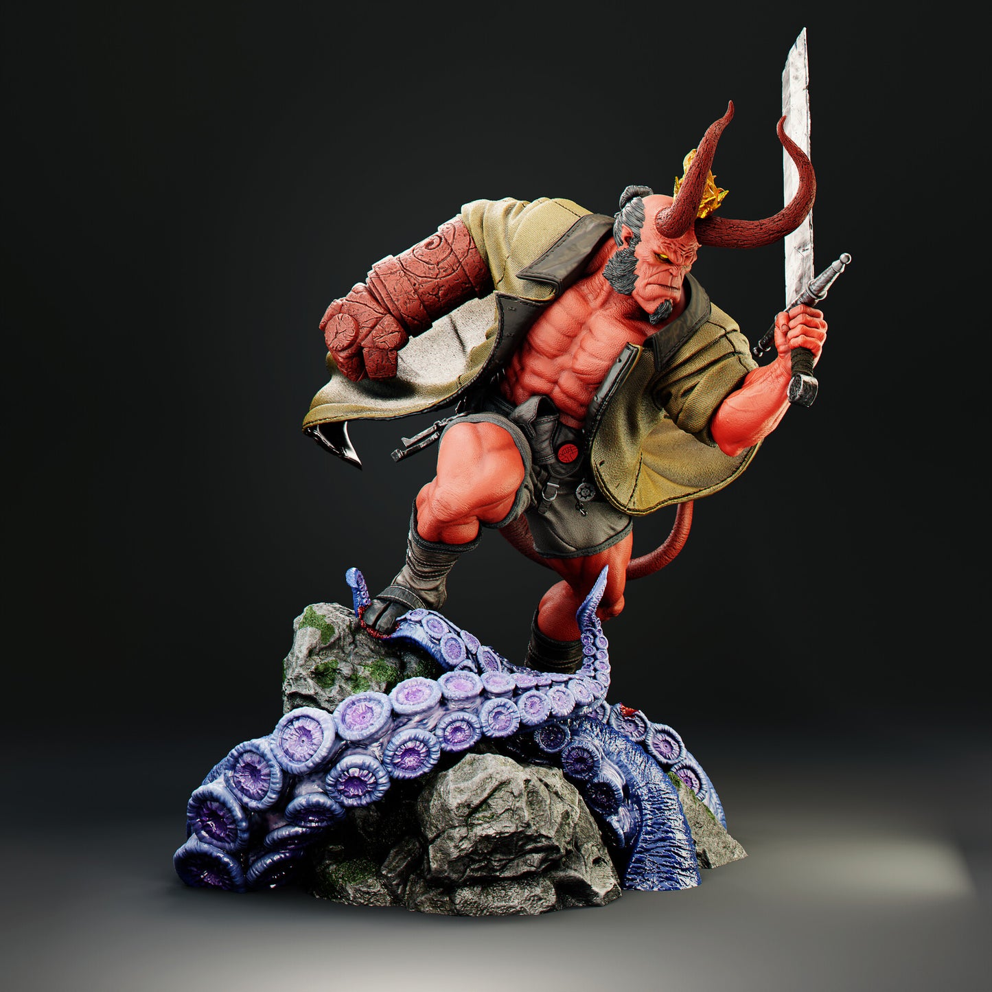 4175 Hellboy - STL 3D Print Files