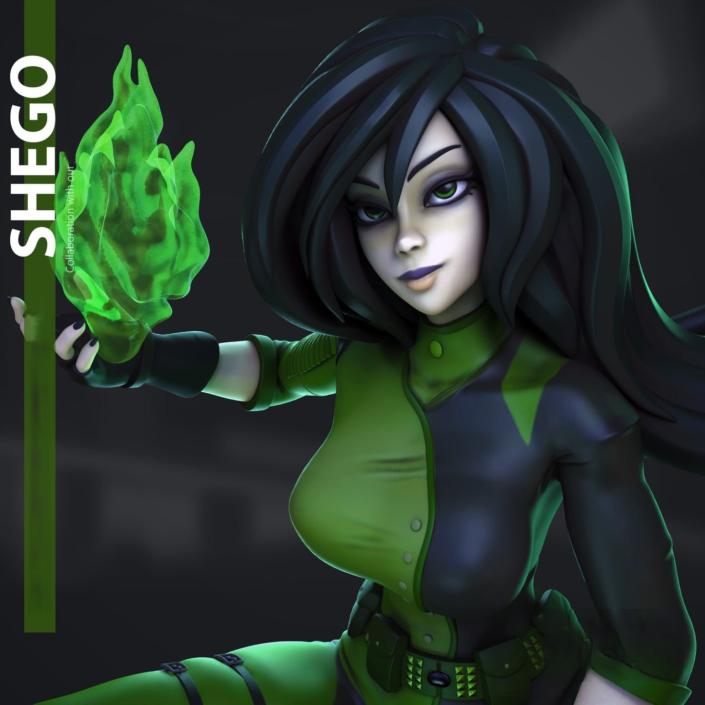 1235 Shego NSFW - Kim Possible - STL 3D Print Files