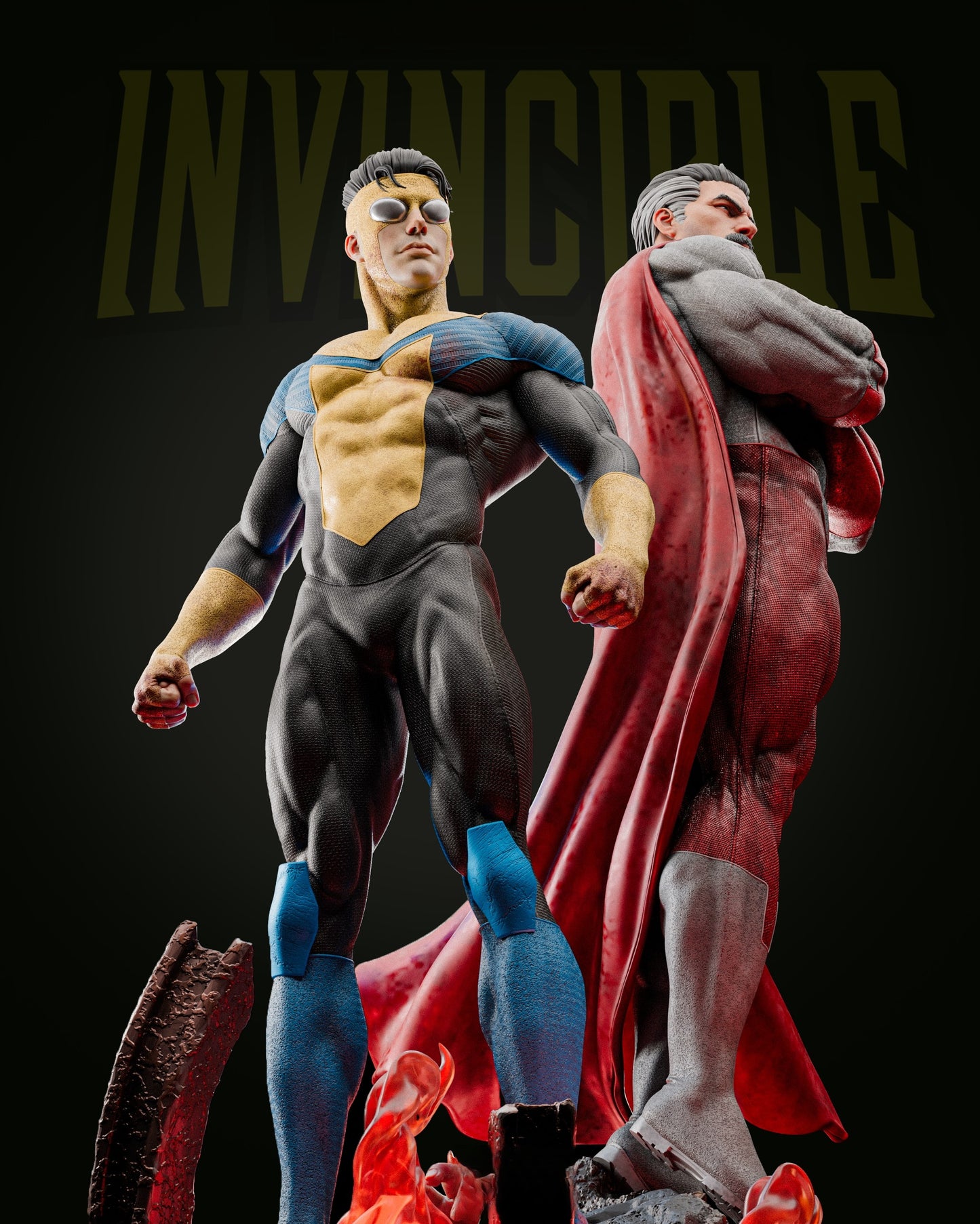 1810 Omni-Man and Invincible - STL 3D Print Files