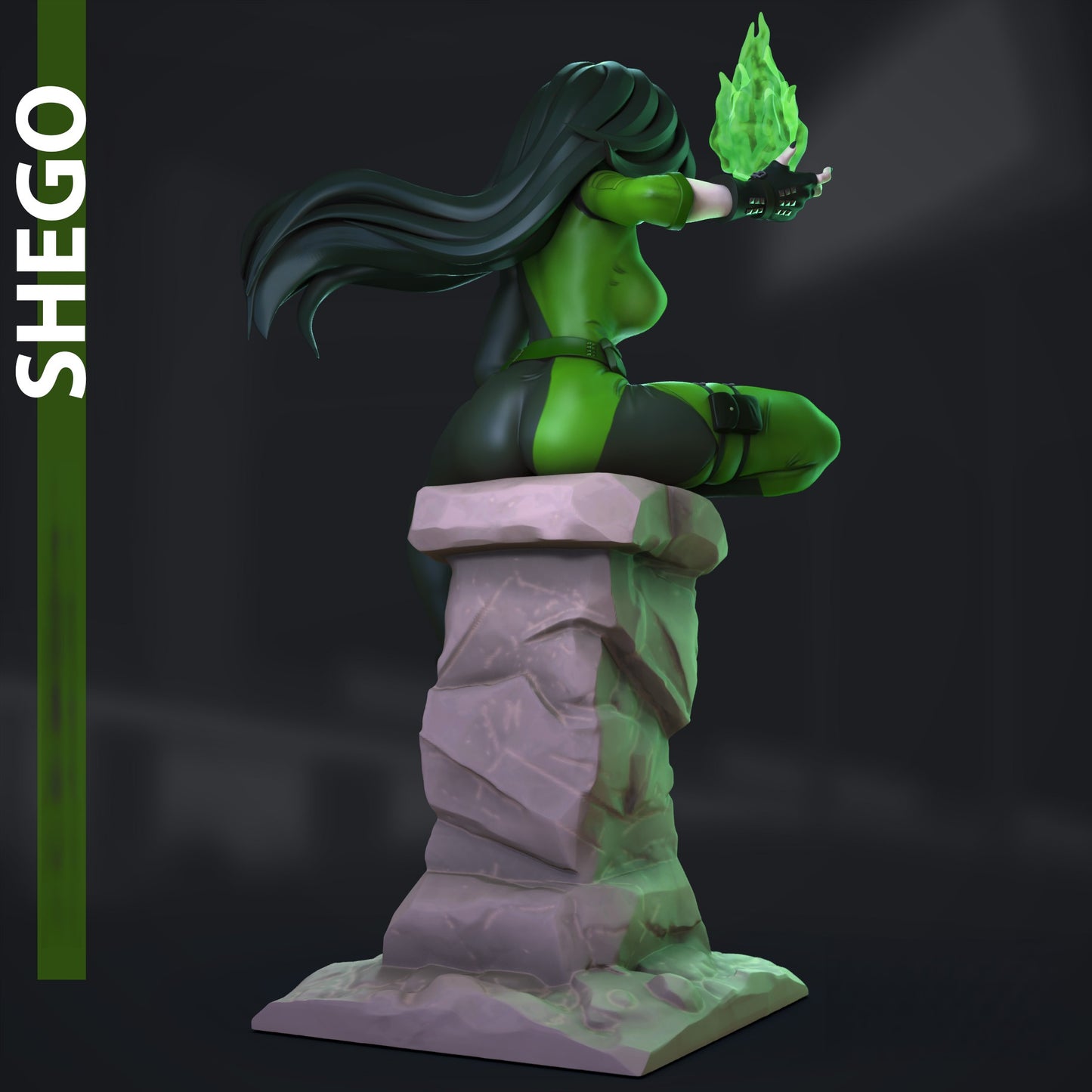 1235 Shego NSFW - Kim Possible - STL 3D Print Files