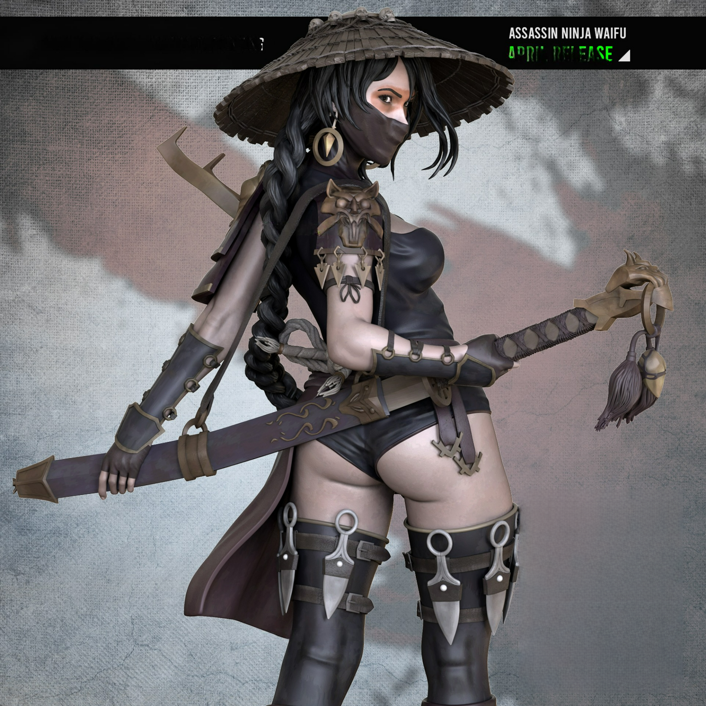 2298 Assassin Ninja NSFW - STL 3D Print Files