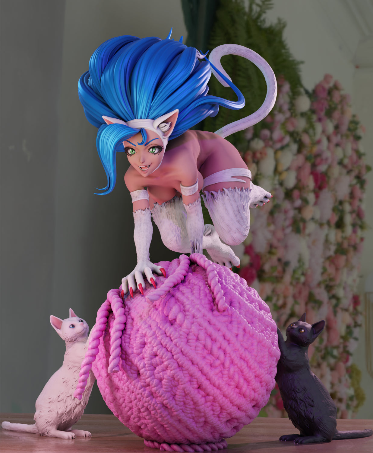 3873 Felicia NSFW - Darkstalkers - STL 3D Print Files
