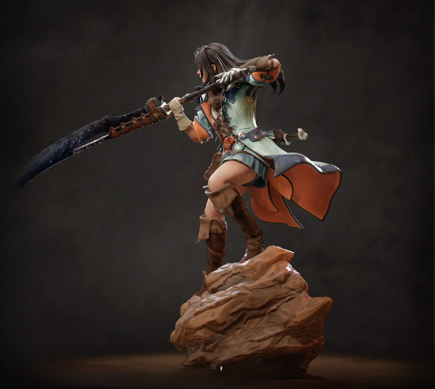 3768 Female Hunter - Monster Hunter - STL 3D Print Files