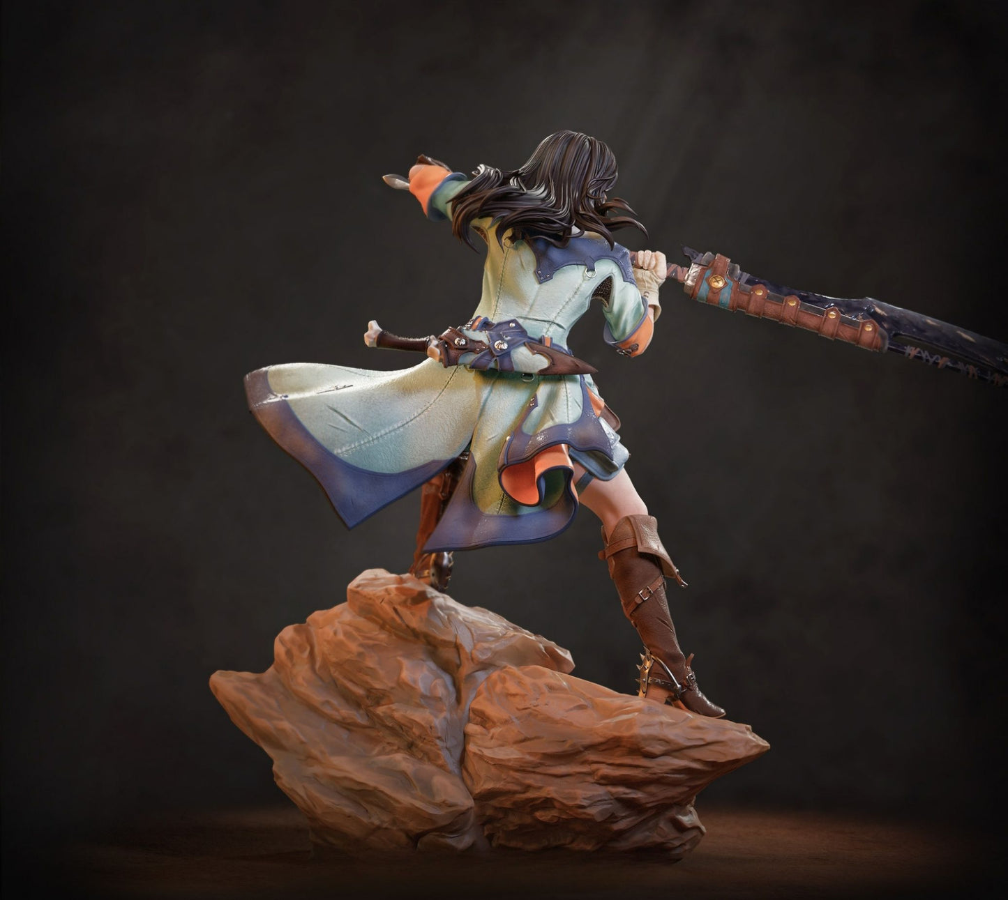 3768 Female Hunter - Monster Hunter - STL 3D Print Files