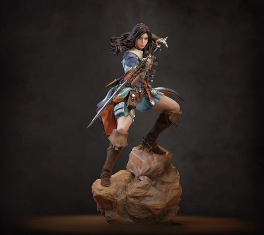 3768 Female Hunter - Monster Hunter - STL 3D Print Files