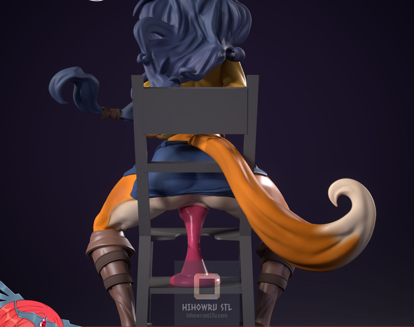 4597 Carmelita Fox NSFW - Sly Cooper - STL 3D Print Files