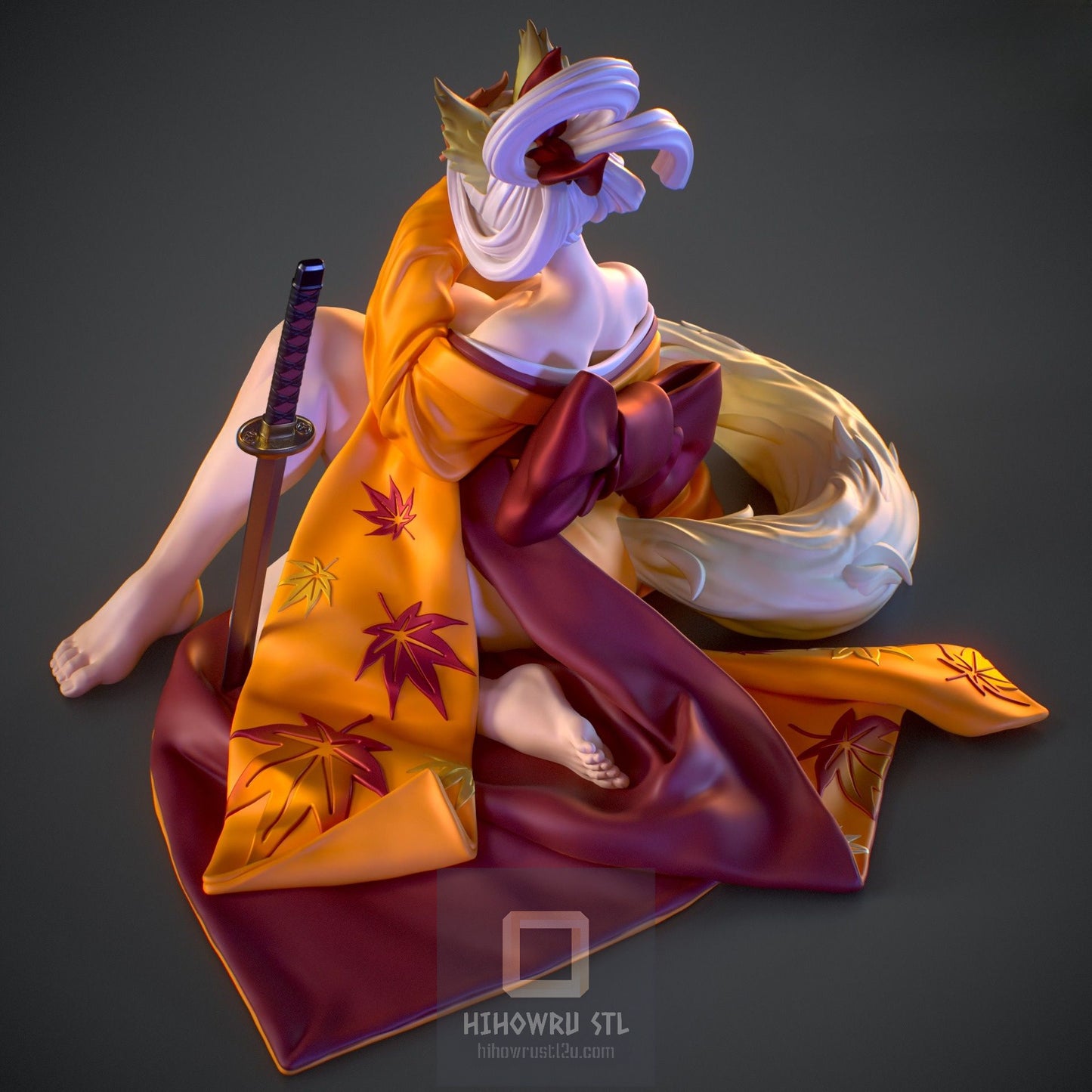 4804 Fox Spirit NSFW - STL 3D Print Files