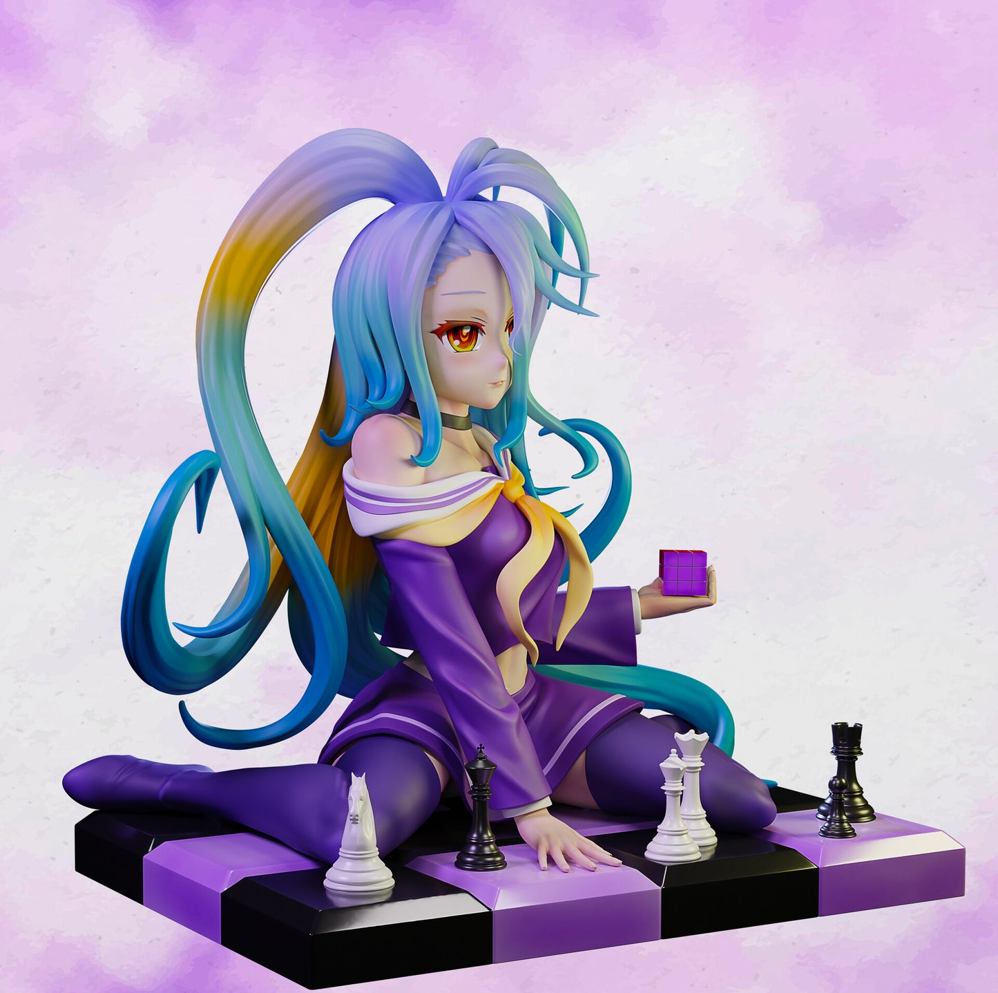 1245 Shiro NSFW - No Game No Life - STL 3D Print Files