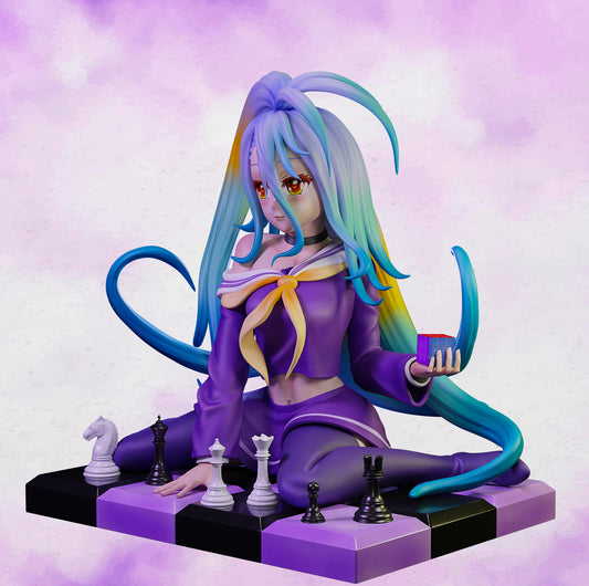 1245 Shiro NSFW - No Game No Life - STL 3D Print Files