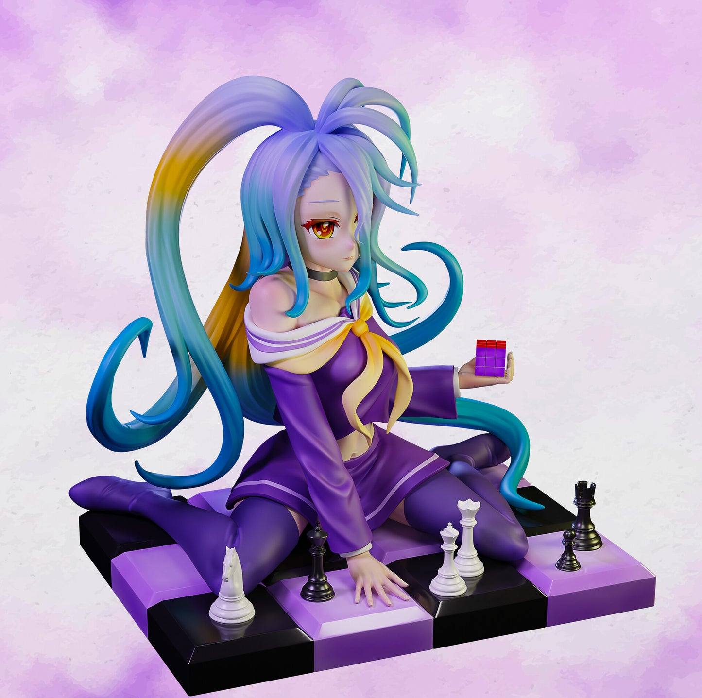 1245 Shiro NSFW - No Game No Life - STL 3D Print Files