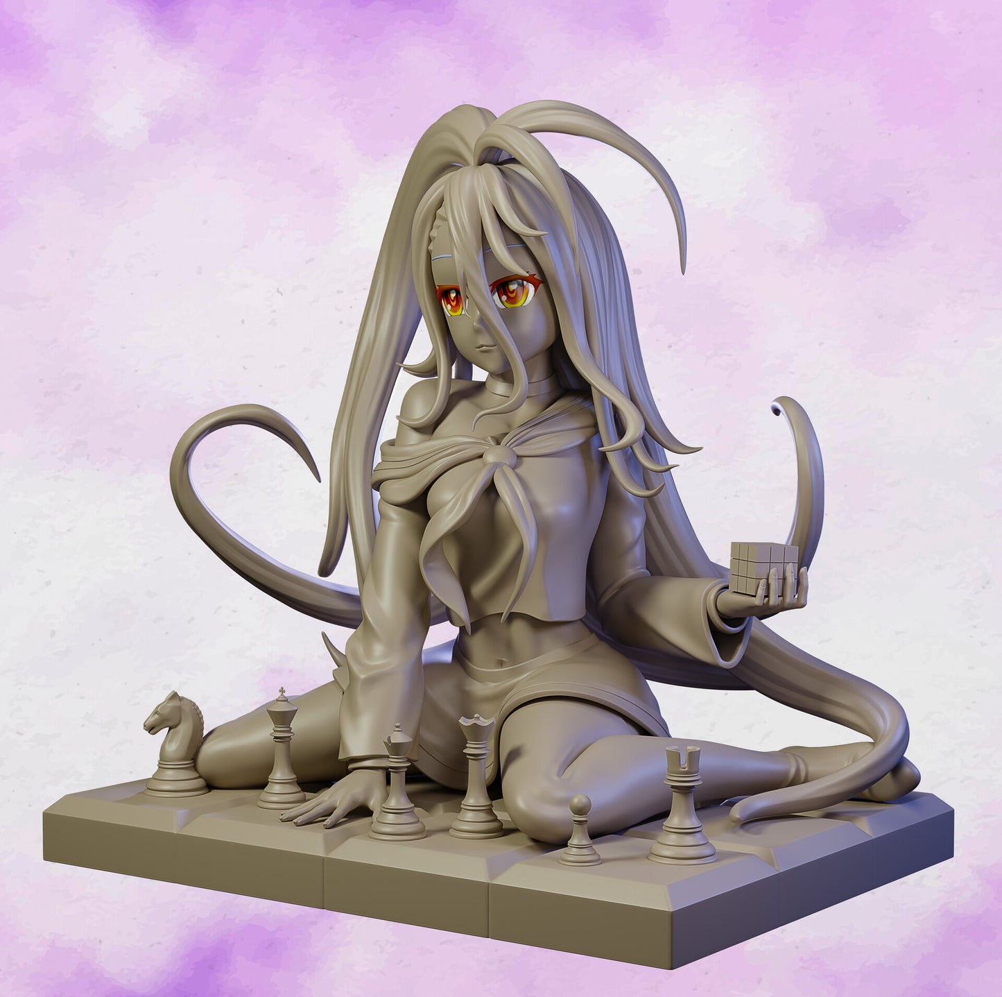 1245 Shiro NSFW - No Game No Life - STL 3D Print Files