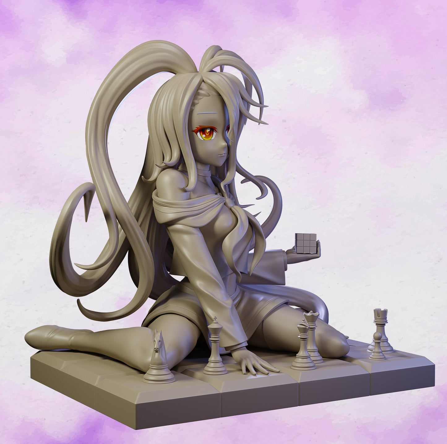 1245 Shiro NSFW - No Game No Life - STL 3D Print Files