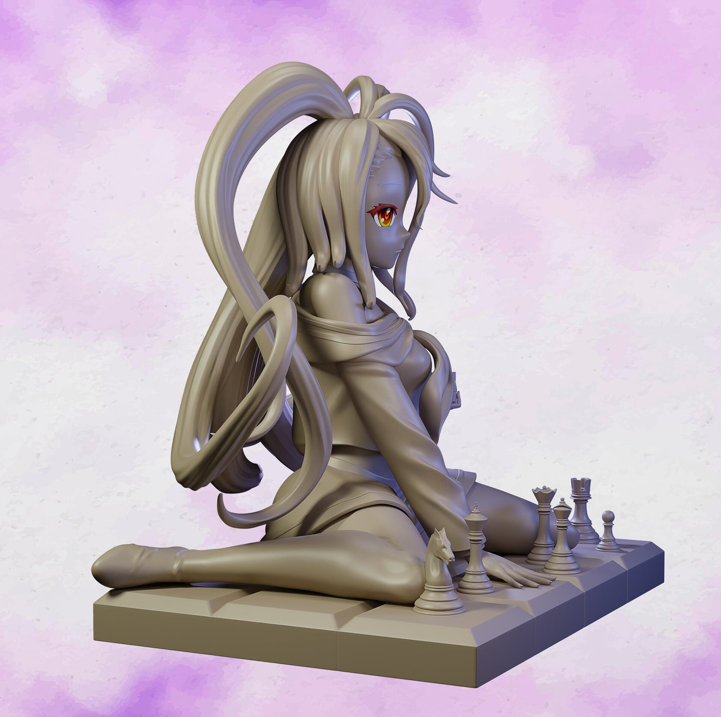 1245 Shiro NSFW - No Game No Life - STL 3D Print Files