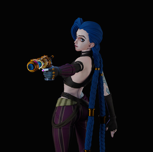 1730 Jinx/Arcane - League of Legends - STL 3D Print Files