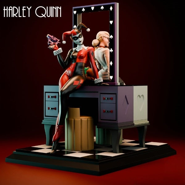 4192 Harley Quinn Diorama - DC Comics - STL 3D Print Files