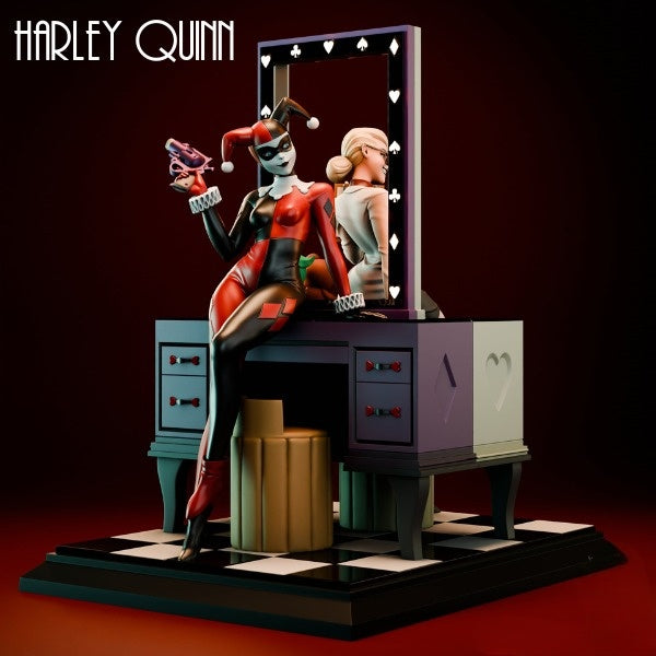 4192 Harley Quinn Diorama - DC Comics - STL 3D Print Files