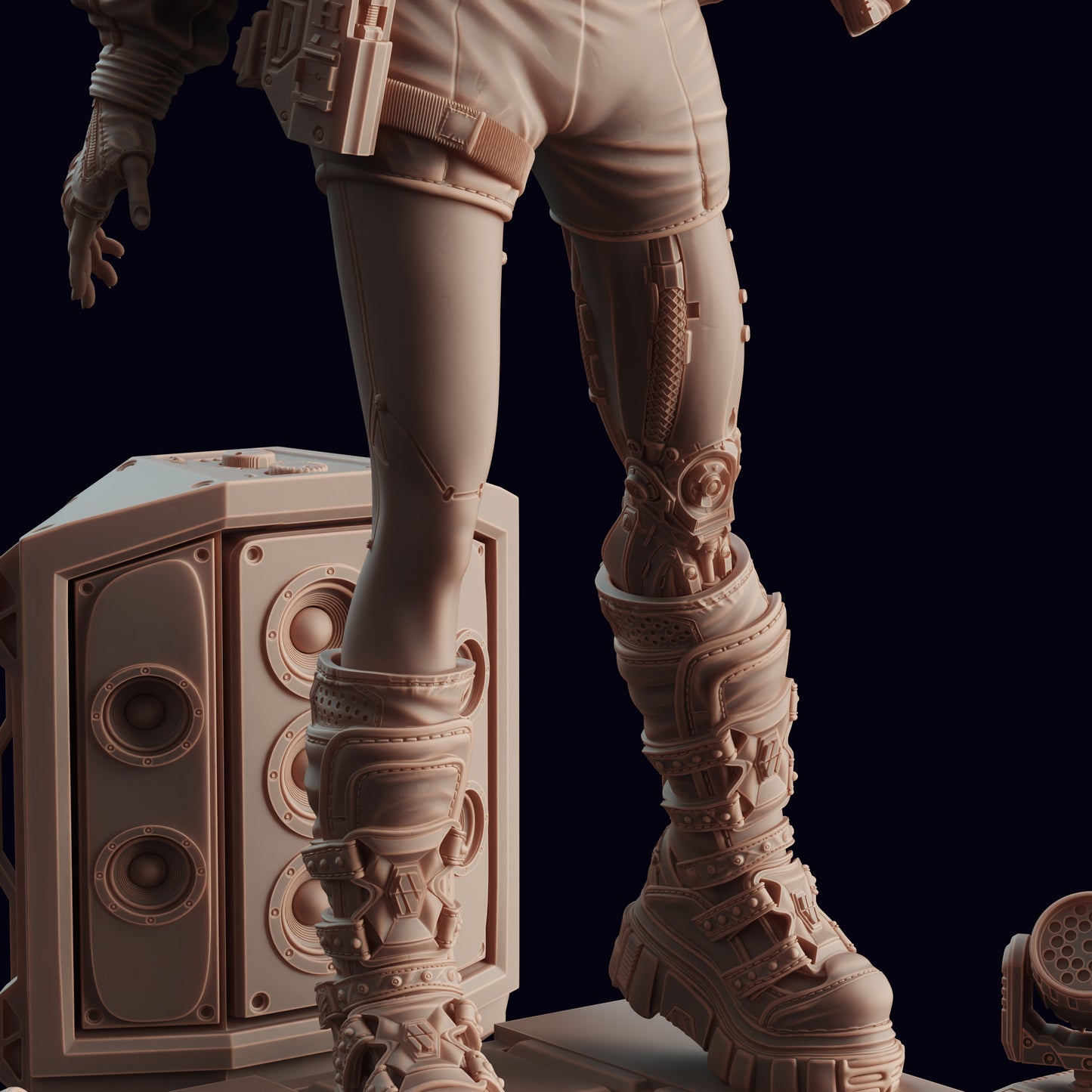 3706 Hina - Cyberpunk Funk Idol - STL 3D Print Files