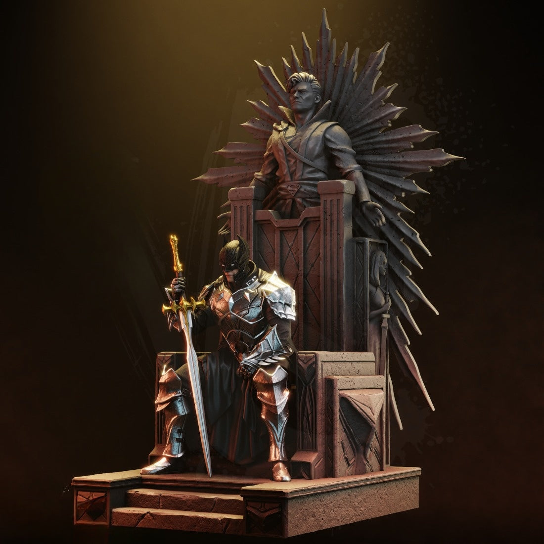 4113 Batman - Dark Knight Of Steel - STL 3D Print Files