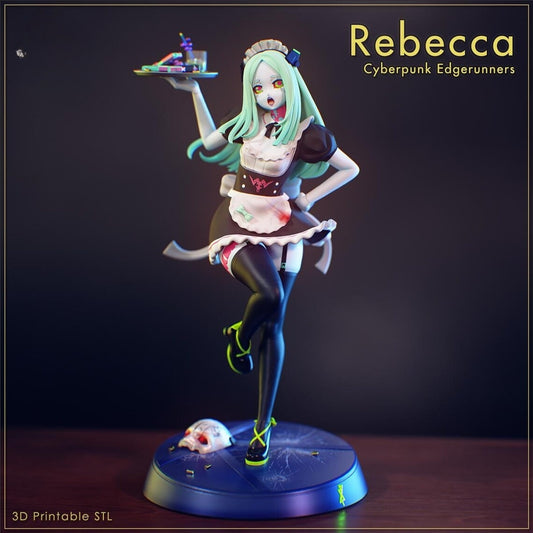3053 Maid Rebecca - Cyberpunk Edgerunners - STL 3D Print Files