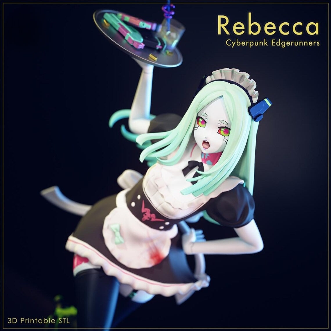 3053 Maid Rebecca - Cyberpunk Edgerunners - STL 3D Print Files