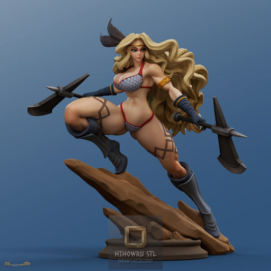 5520 Amazon NSFW - Dragon's Crown - STL 3D Print Files