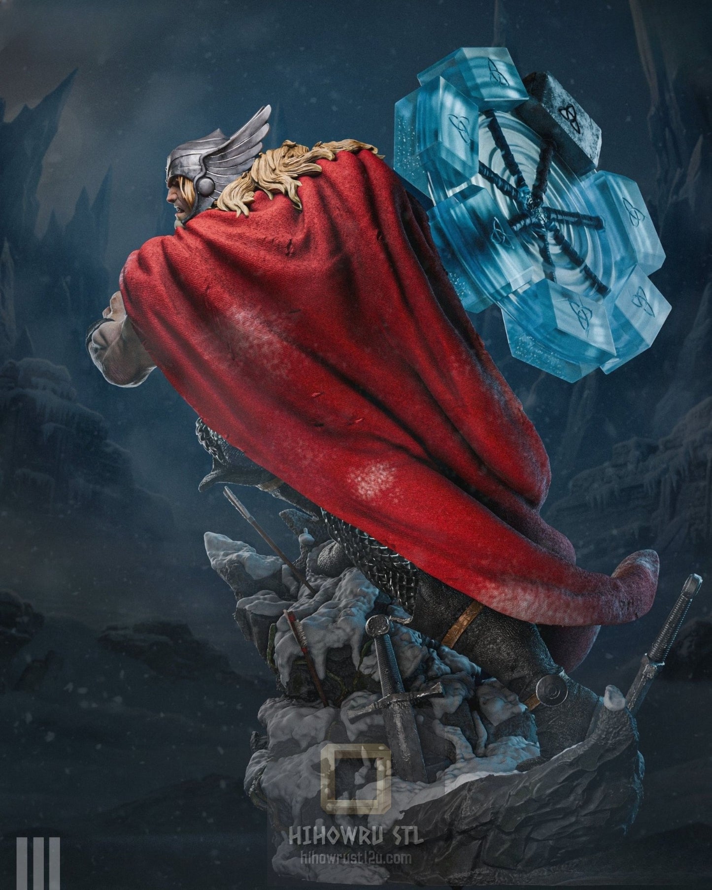 4974 Thor - Marvel Comics - STL 3D Print Files