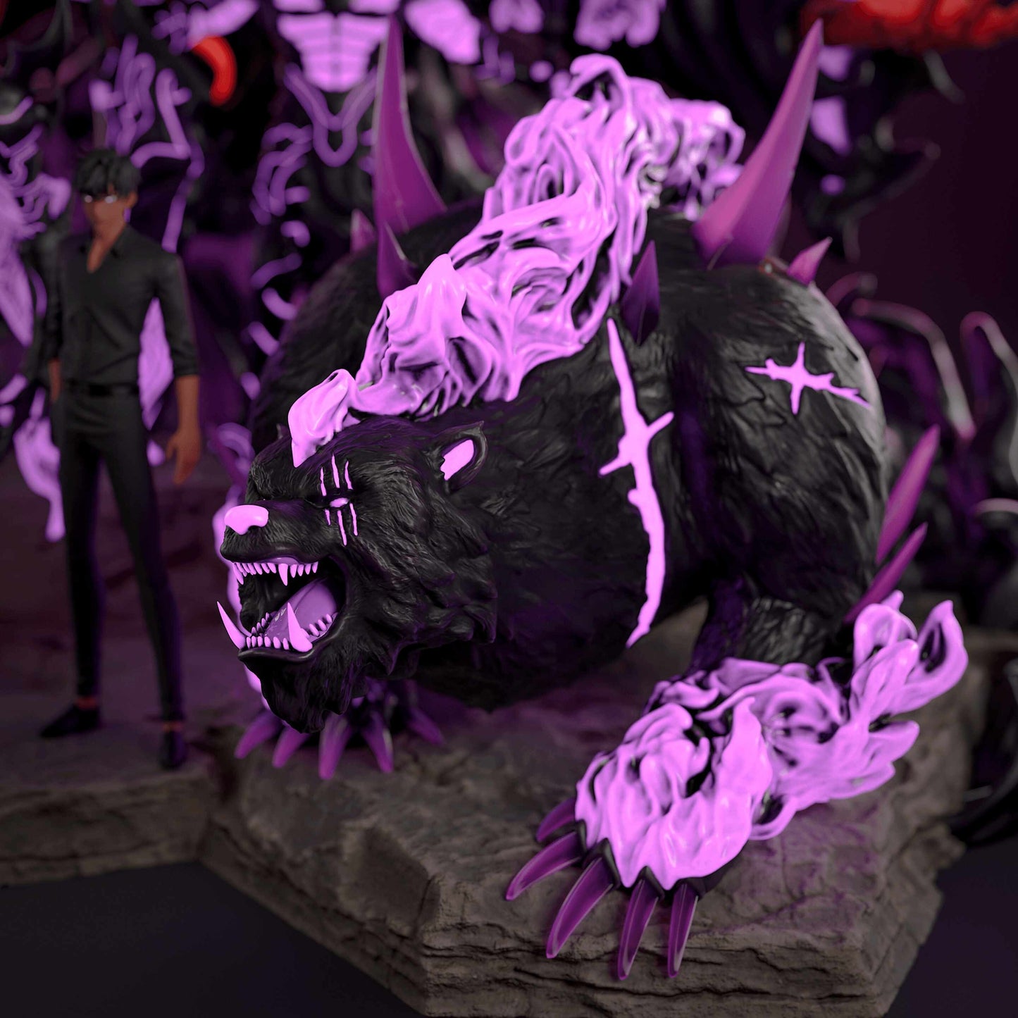 4062 Solo Leveling Diorama - STL 3D Print Files