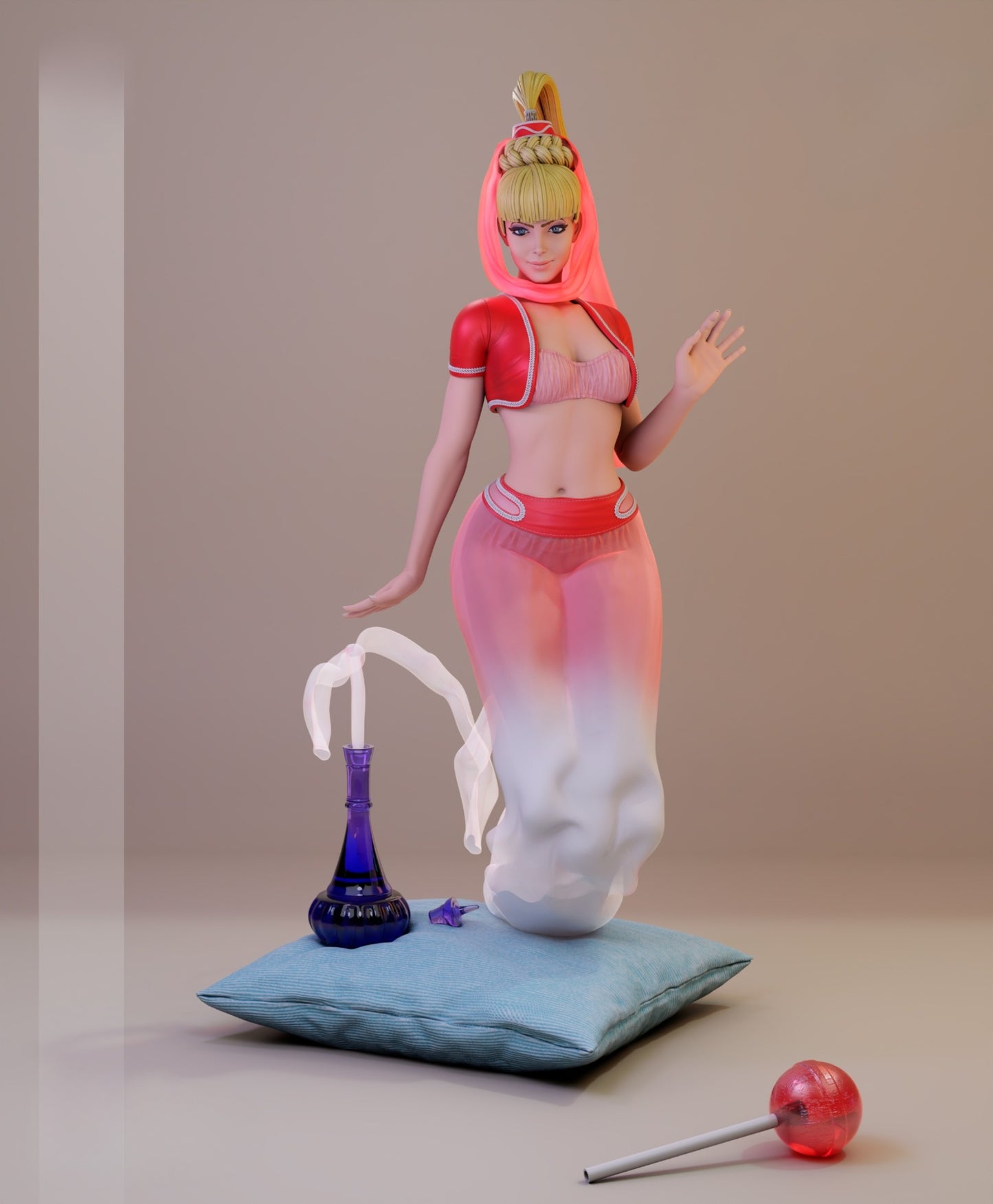 3885 I Dream of Jeannie NSFW - STL 3D Print Files