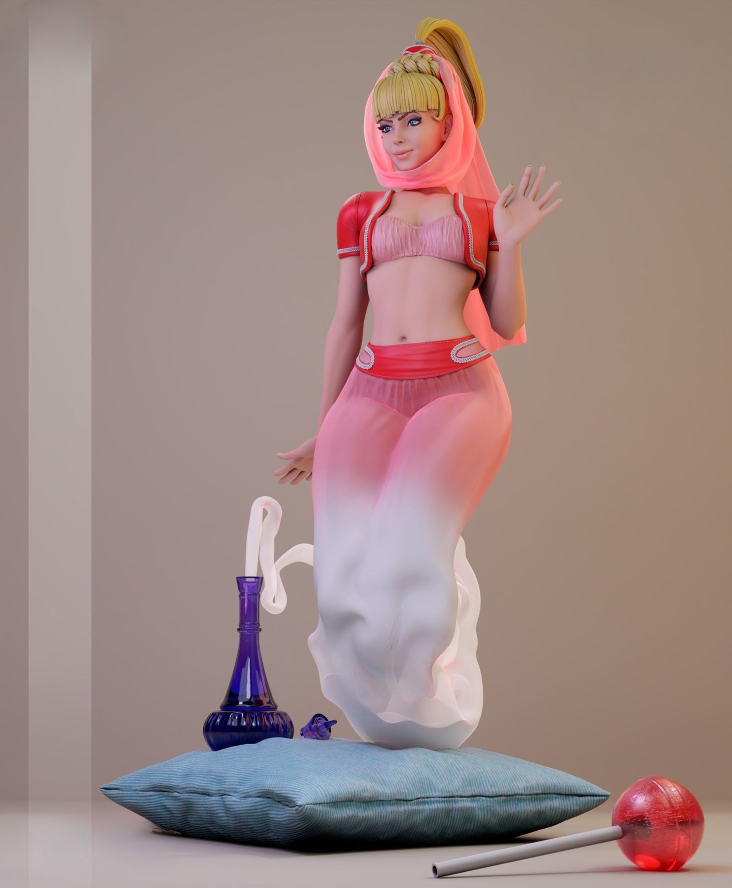 3885 I Dream of Jeannie NSFW - STL 3D Print Files