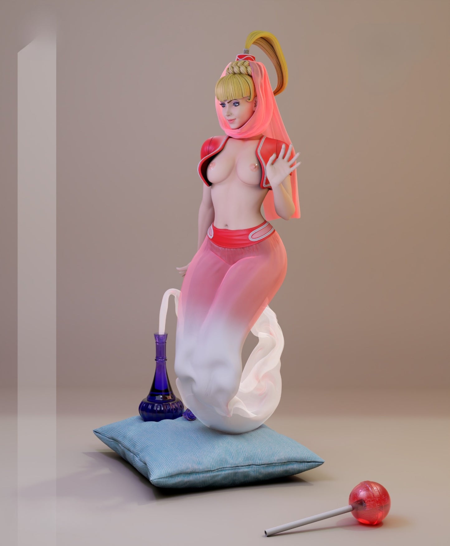 3885 I Dream of Jeannie NSFW - STL 3D Print Files