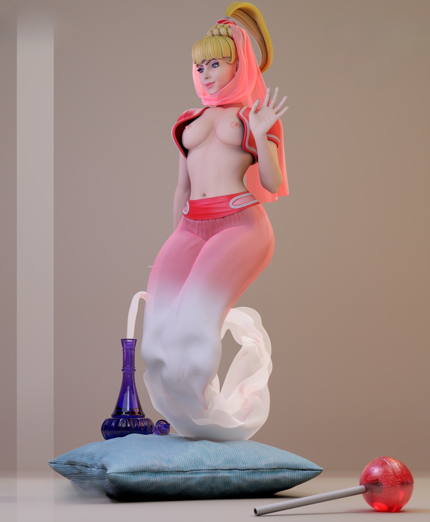 3885 I Dream of Jeannie NSFW - STL 3D Print Files