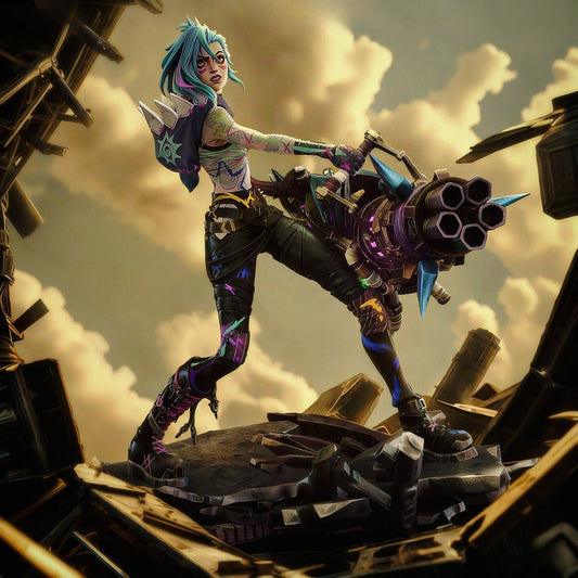 3338 Jinx - League of Legends - STL 3D Print Files