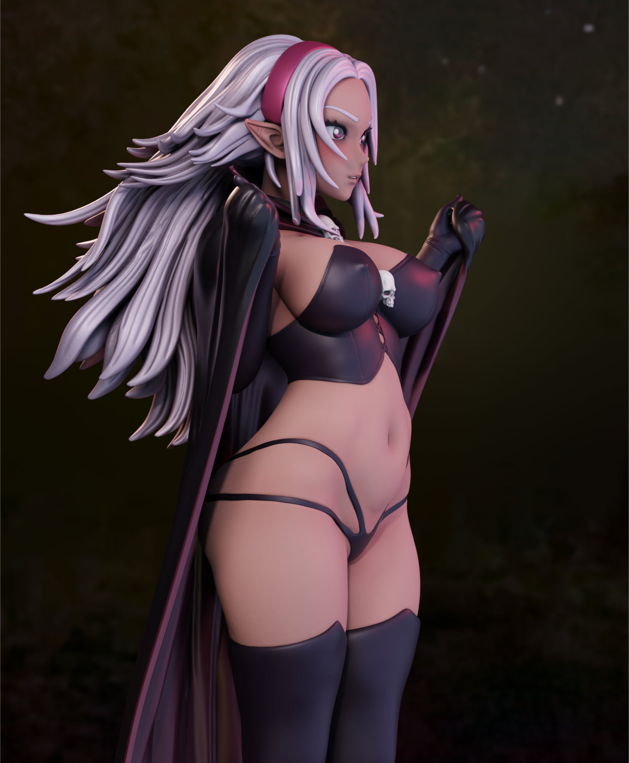 4186 Kuroeda NSFW - Plus-Sized Elf - STL 3D Print Files