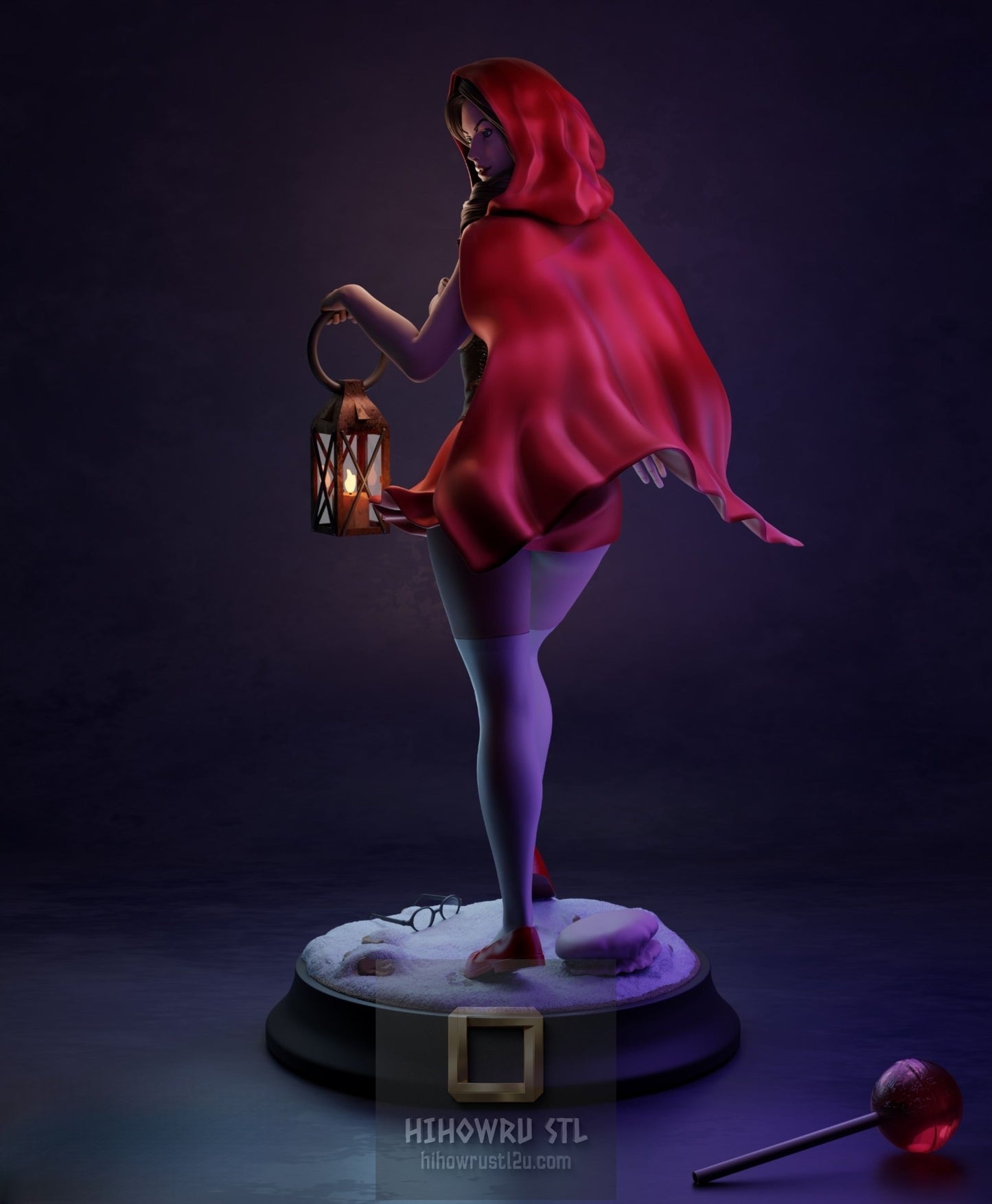 5054 Little Red Riding Hood NSFW - STL 3D Print Files