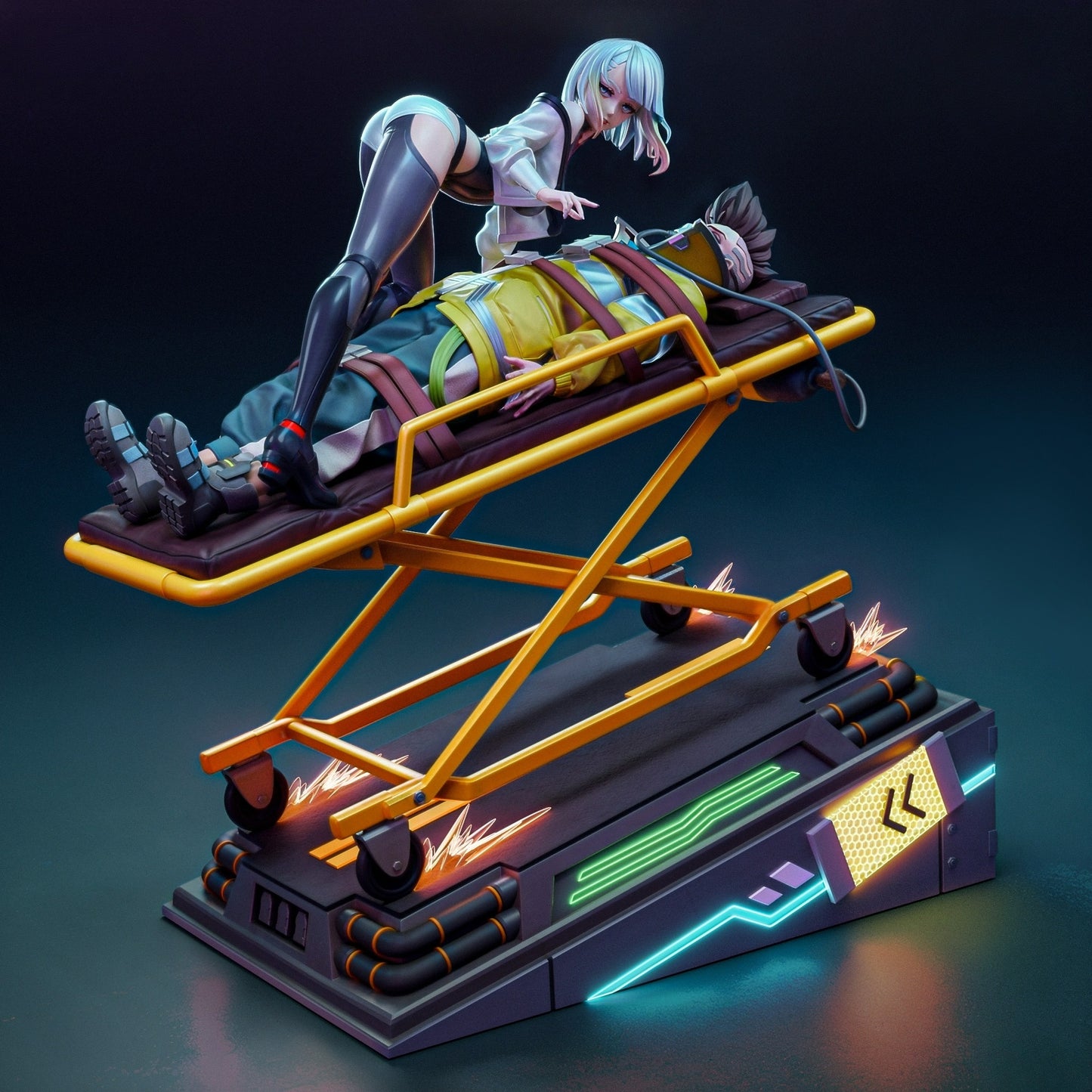 3333 Lucy AND David - Cyberpunk - STL 3D Print Files