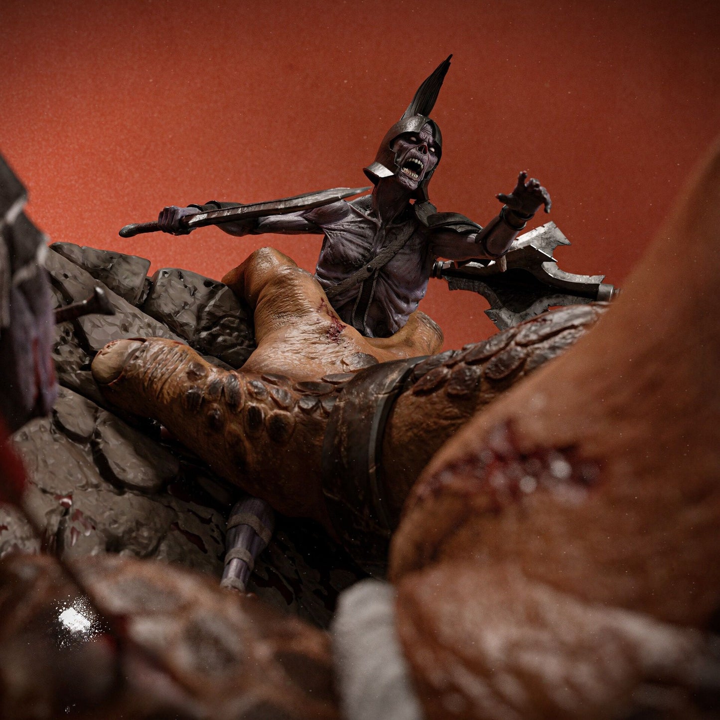3851 Kratos VS Cyclope - God Of War - STL 3D Print Files