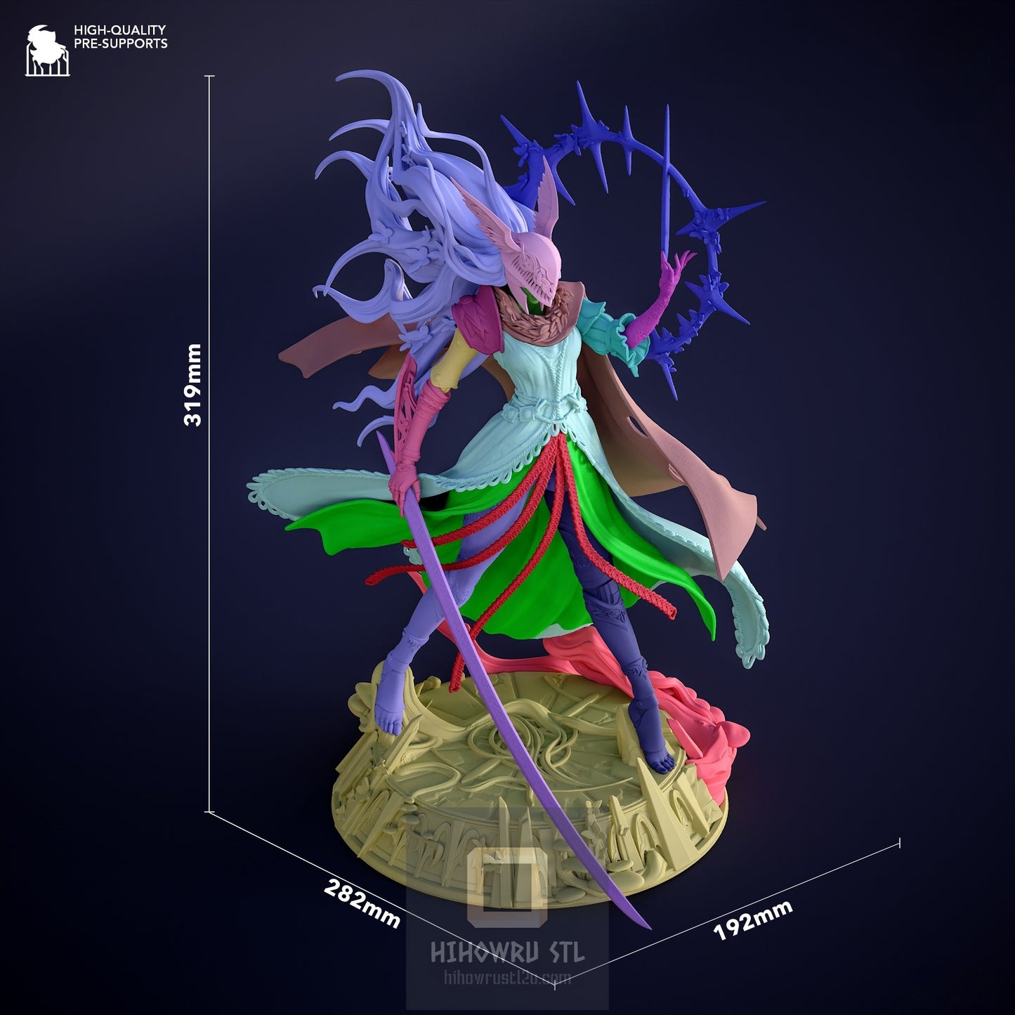 4538 Malenia - Elden Ring - STL 3D Print Files